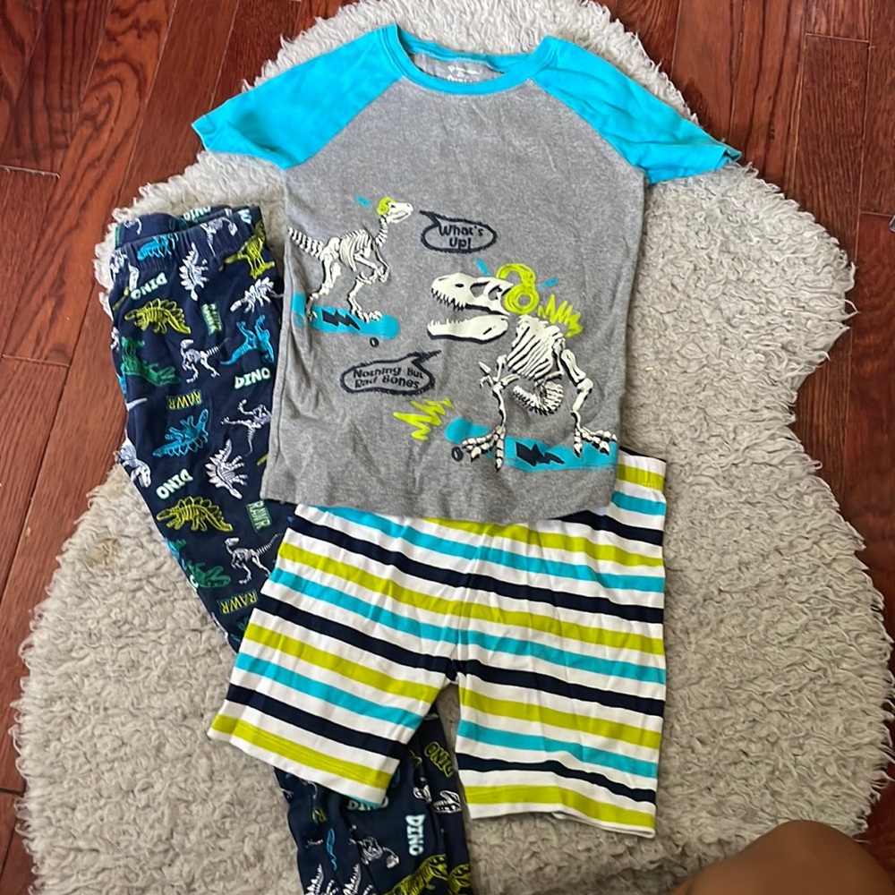 3 piece Dino pajama set